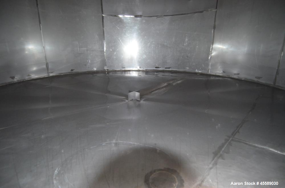 Used 15000 Gallon Douglas Brothers 304 Stainless Steel Vertical Tank
