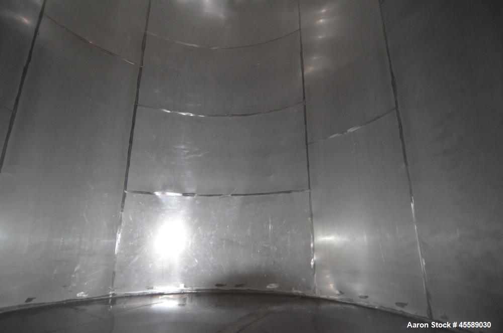 Used 15000 Gallon Douglas Brothers 304 Stainless Steel Vertical Tank