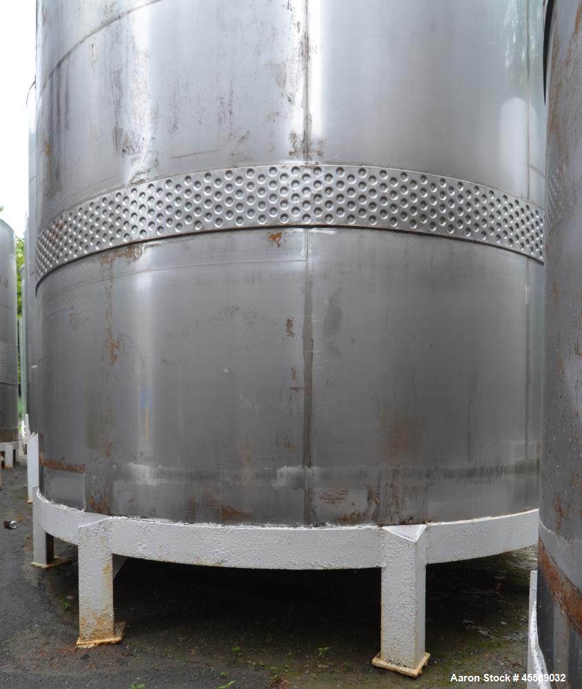 Used 15000 Gallon Douglas Brothers 304 Stainless Steel Vertical Tank