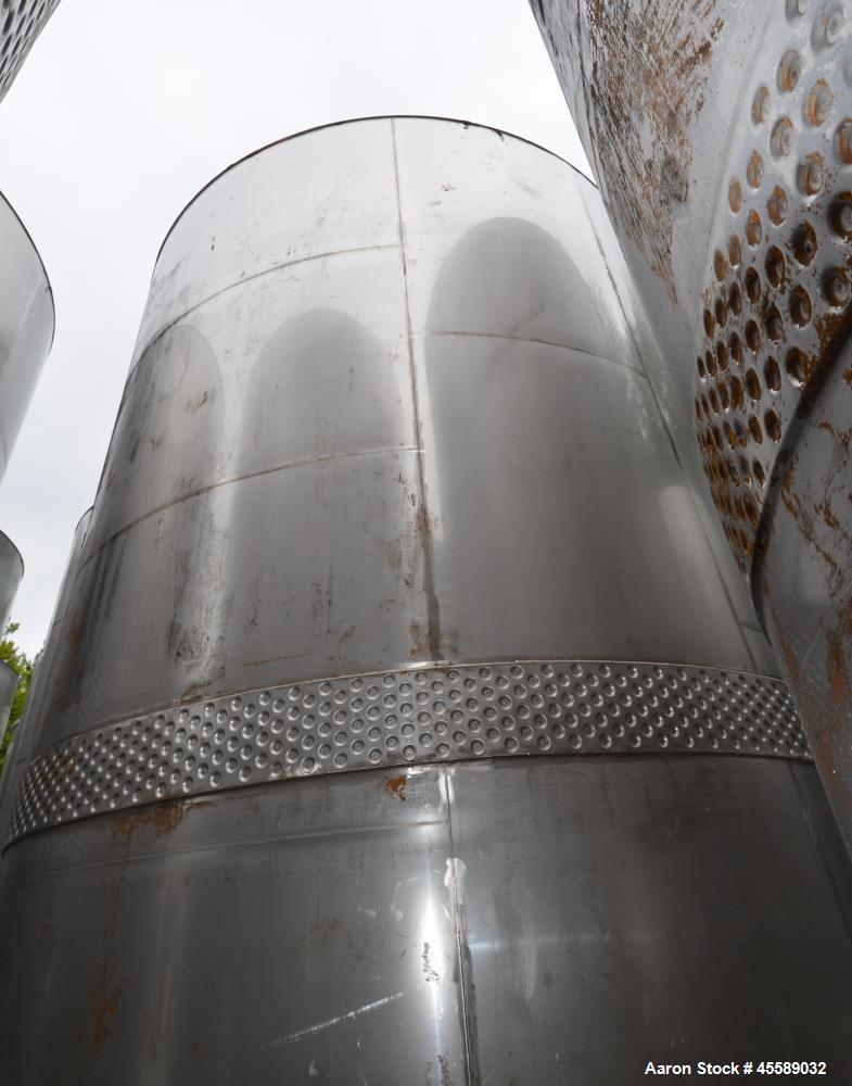 Used 15000 Gallon Douglas Brothers 304 Stainless Steel Vertical Tank