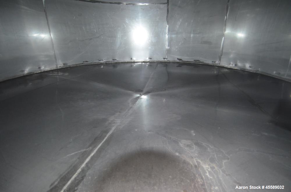 Used 15000 Gallon Douglas Brothers 304 Stainless Steel Vertical Tank