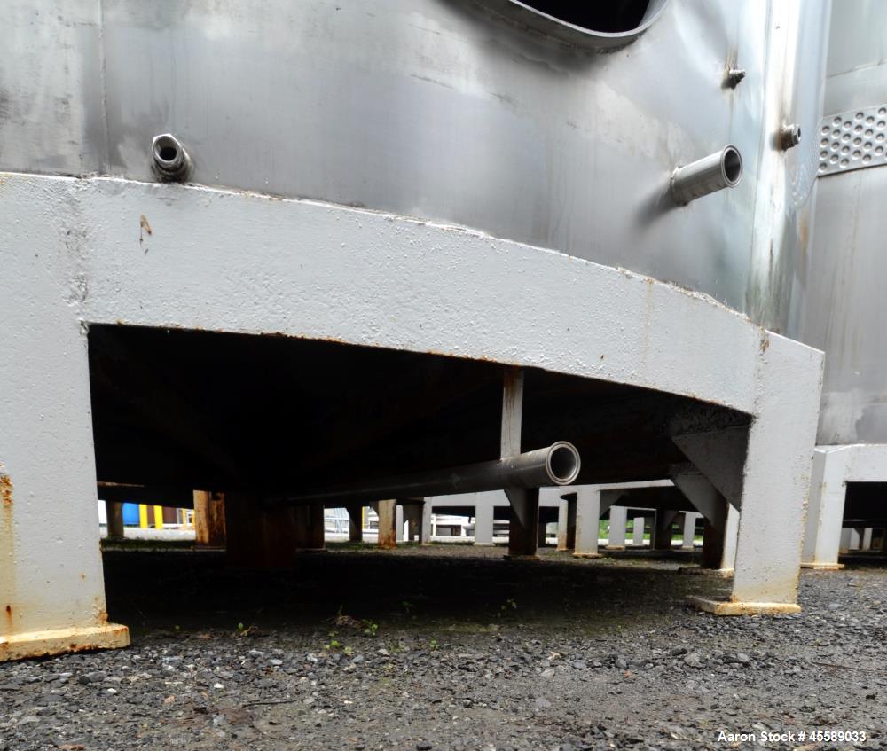 Used 15000 Gallon Douglas Brothers 304 Stainless Steel Vertical Tank