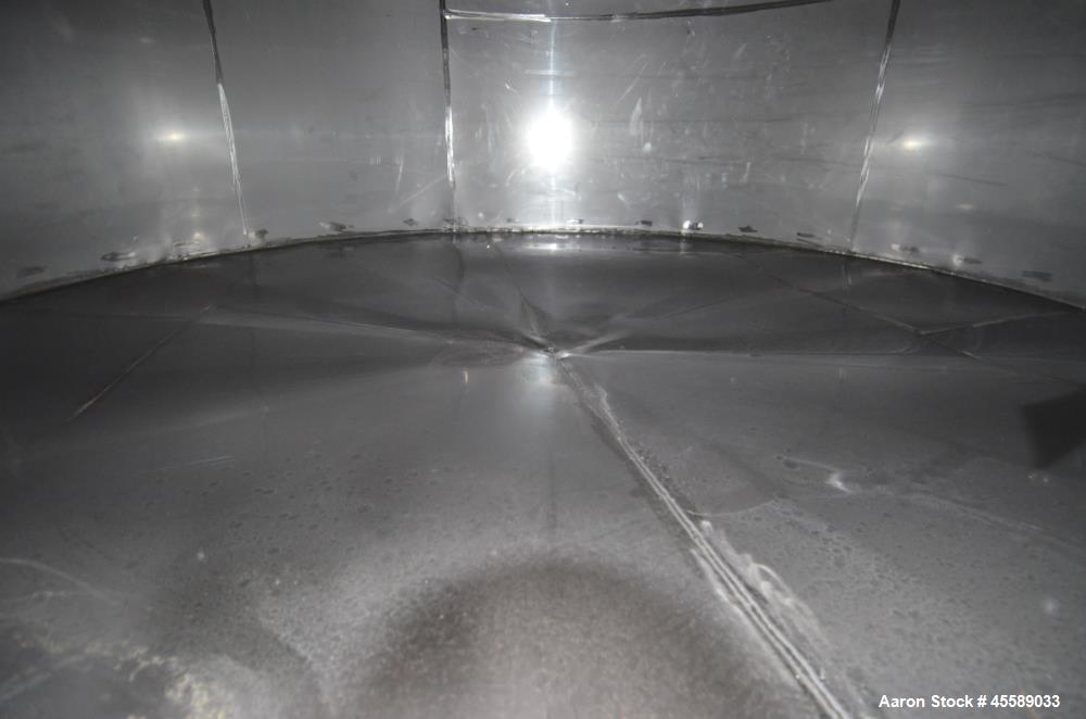 Used 15000 Gallon Douglas Brothers 304 Stainless Steel Vertical Tank