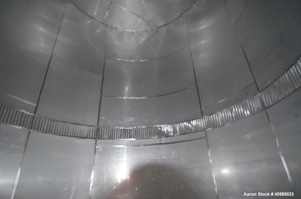 Used 15000 Gallon Douglas Brothers 304 Stainless Steel Vertical Tank
