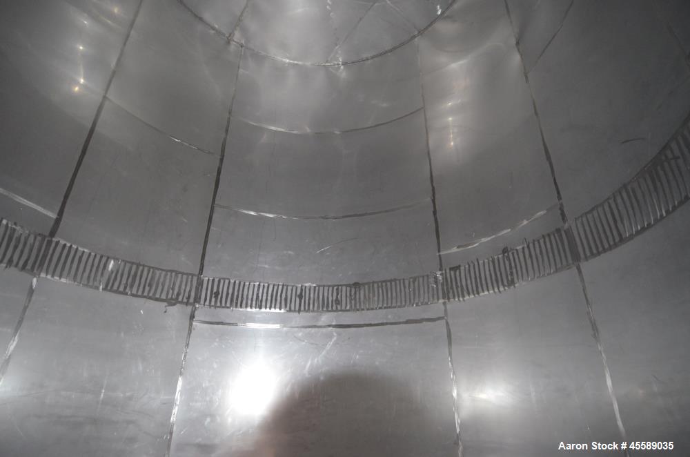 Used 15000 Gallon Douglas Brothers 304 Stainless Steel Vertical Tank