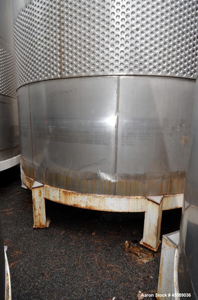 Used 16000 Gallon Douglas Brothers 304 Stainless Steel Vertical Tank