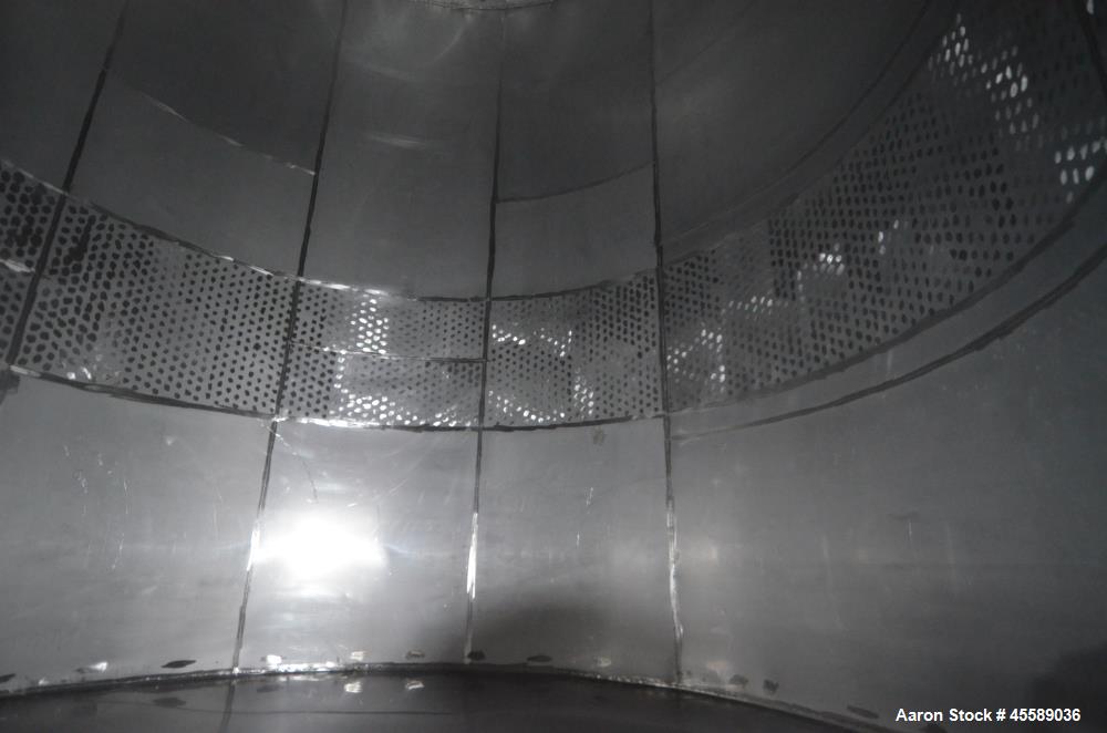 Used 16000 Gallon Douglas Brothers 304 Stainless Steel Vertical Tank