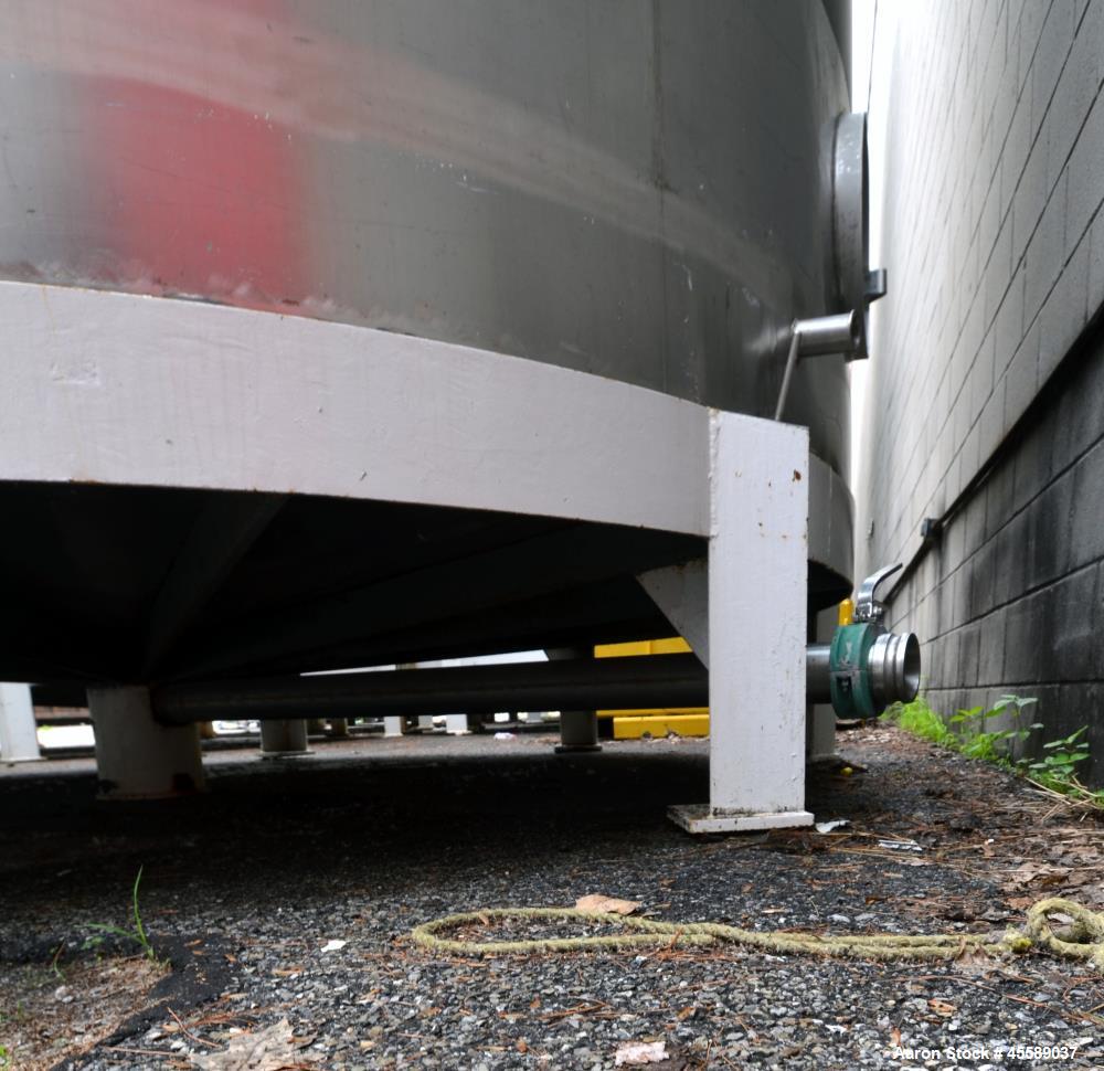 Used 16000 Gallon Douglas Brothers 304 Stainless Steel Vertical Tank