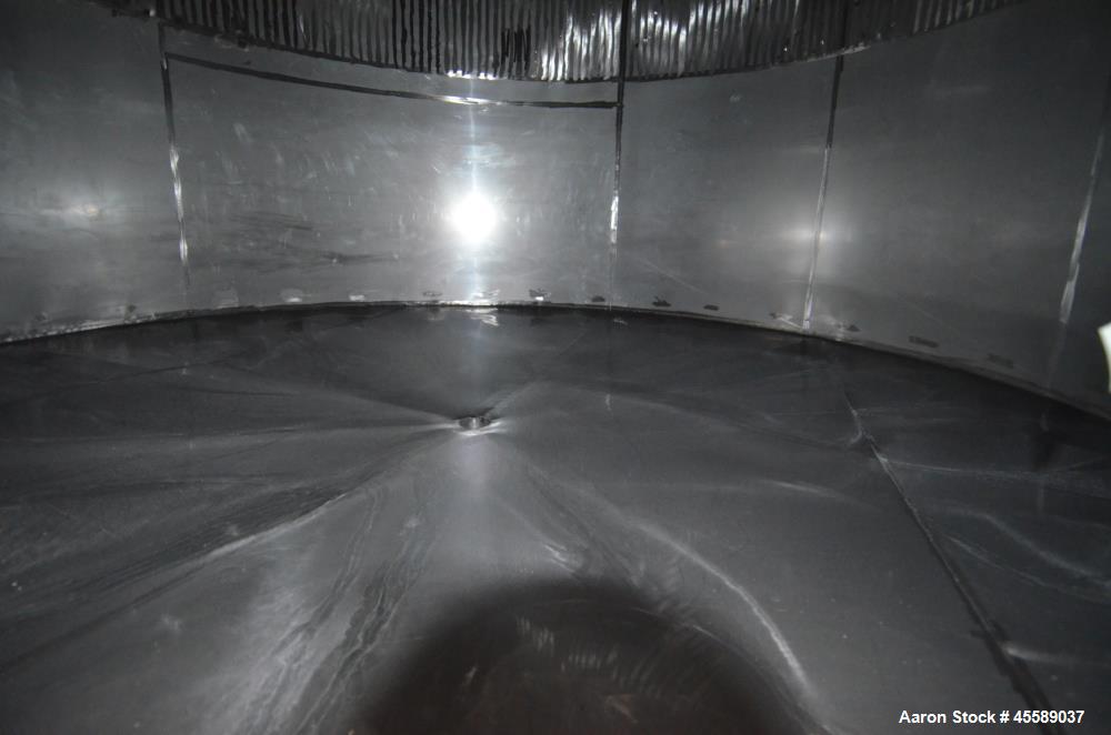 Used 16000 Gallon Douglas Brothers 304 Stainless Steel Vertical Tank