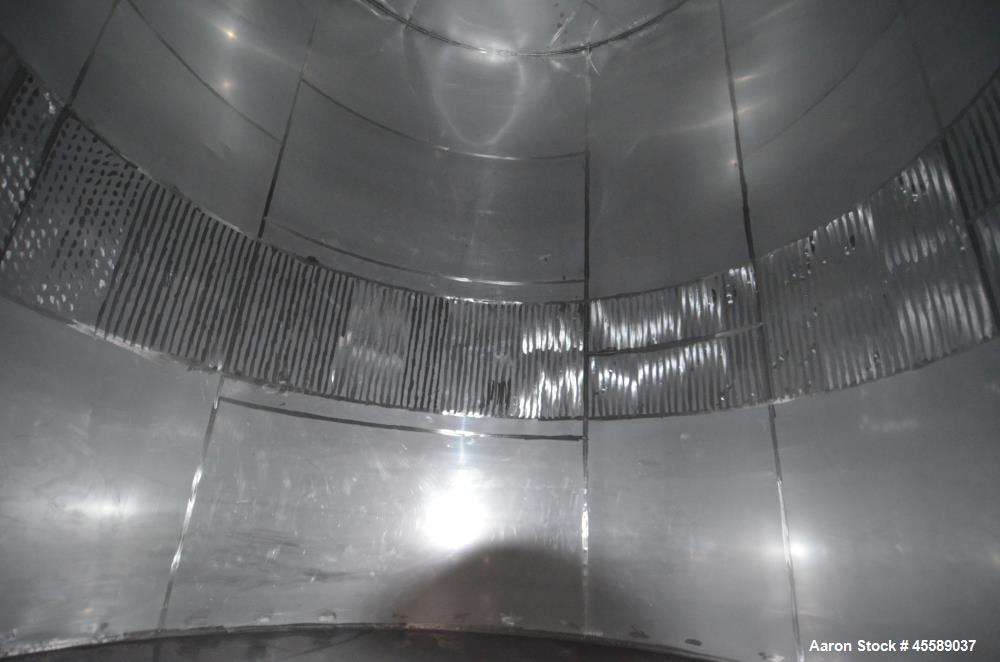 Used 16000 Gallon Douglas Brothers 304 Stainless Steel Vertical Tank
