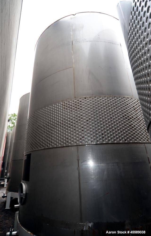 Used 16000 Gallon Douglas Brothers 304 Stainless Steel Vertical Tank