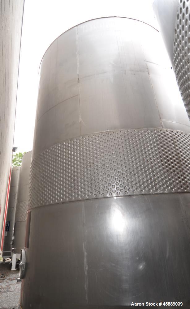 Used 16000 Gallon Douglas Brothers 304 Stainless Steel Vertical Tank