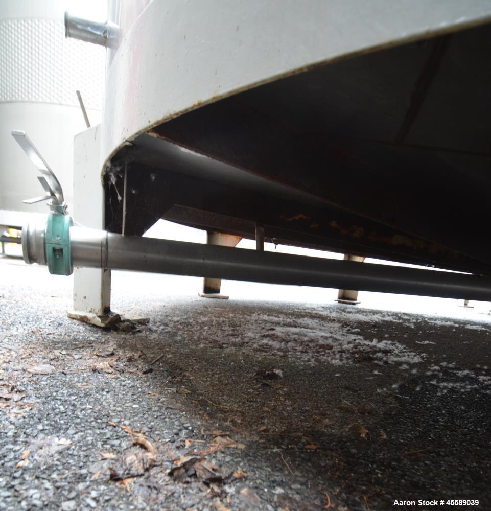 Used 16000 Gallon Douglas Brothers 304 Stainless Steel Vertical Tank