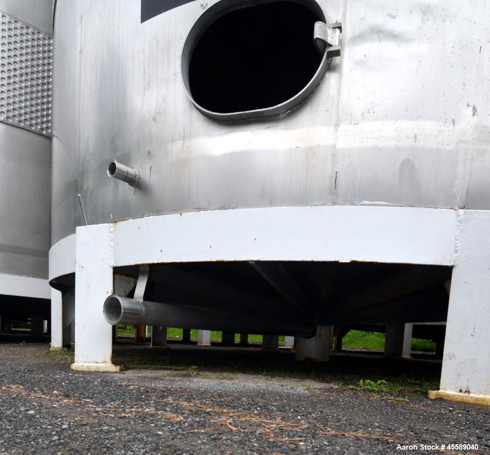 Used 16000 Gallon Douglas Brothers 304 Stainless Steel Vertical Tank