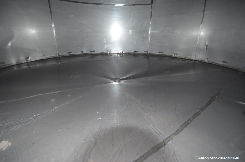 Used 16000 Gallon Douglas Brothers 304 Stainless Steel Vertical Tank