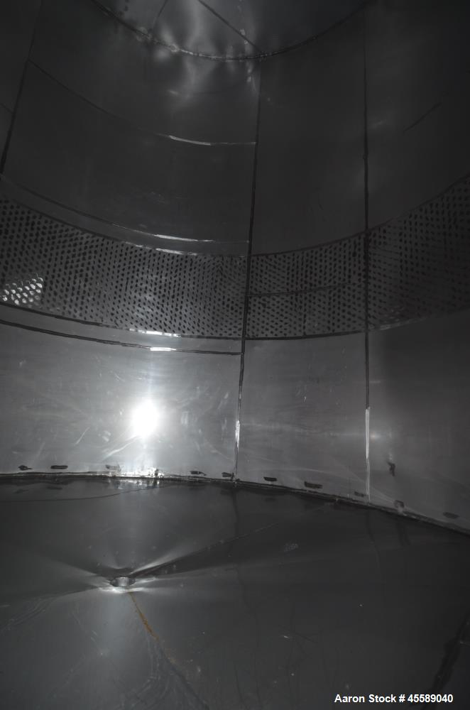 Used 16000 Gallon Douglas Brothers 304 Stainless Steel Vertical Tank