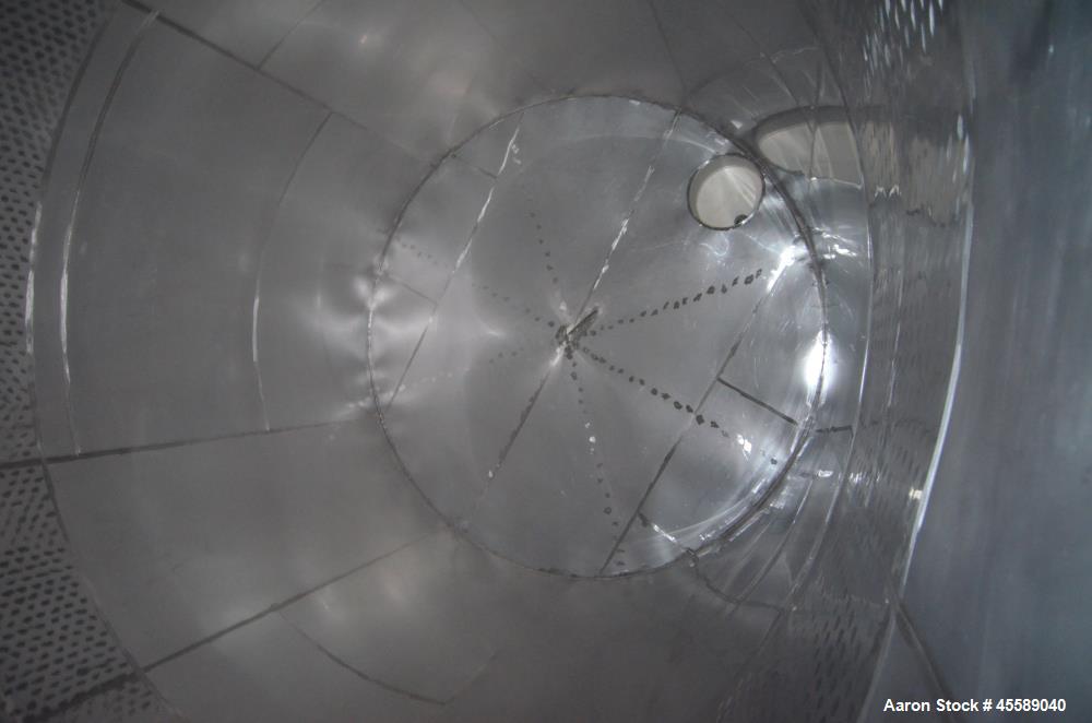 Used 16000 Gallon Douglas Brothers 304 Stainless Steel Vertical Tank