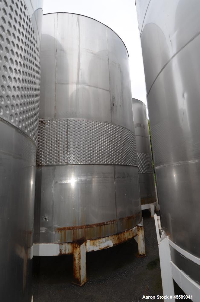 Used 16000 Gallon Douglas Brothers 304 Stainless Steel Vertical Tank