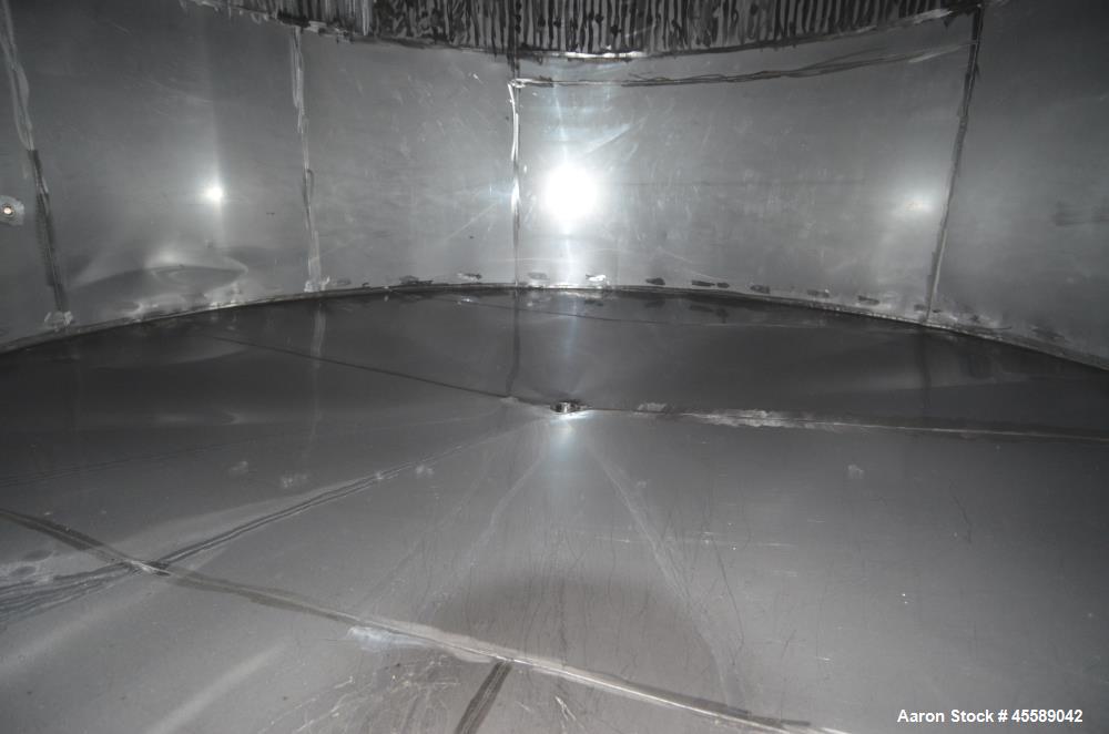 Used 16000 Gallon Douglas Brothers 304 Stainless Steel Vertical Tank