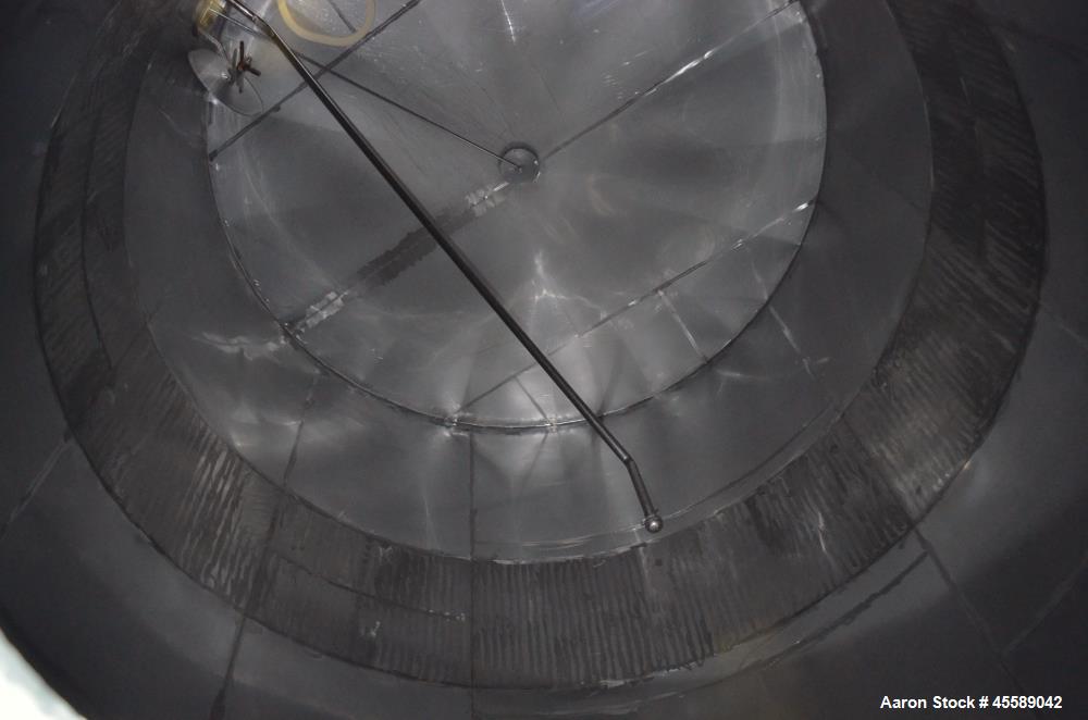 Used 16000 Gallon Douglas Brothers 304 Stainless Steel Vertical Tank