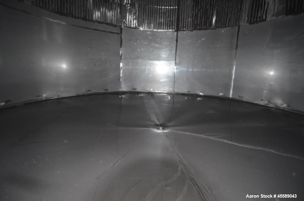 Used 16000 Gallon Douglas Brothers 304 Stainless Steel Vertical Tank