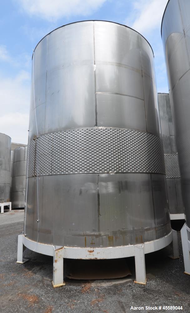 Used 16000 Gallon Douglas Brothers 304 Stainless Steel Vertical Tank
