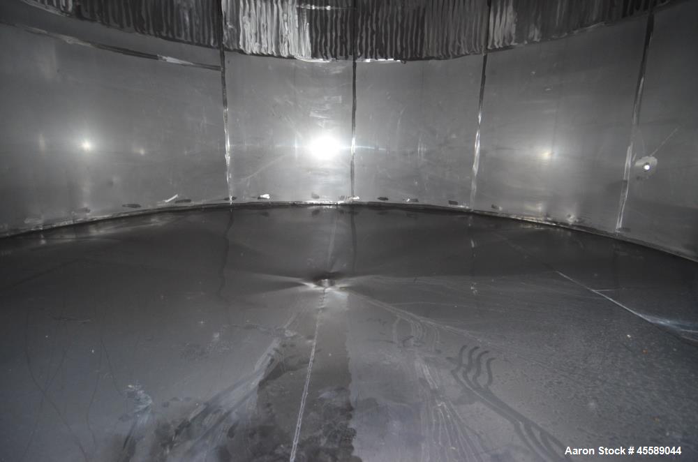 Used 16000 Gallon Douglas Brothers 304 Stainless Steel Vertical Tank