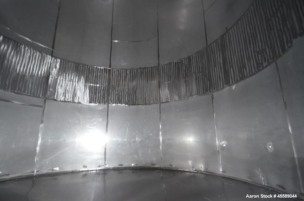 Used 16000 Gallon Douglas Brothers 304 Stainless Steel Vertical Tank