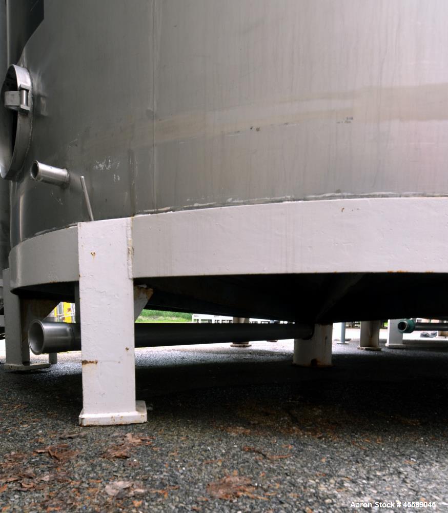 Used 16000 Gallon Douglas Brothers 304 Stainless Steel Vertical Tank