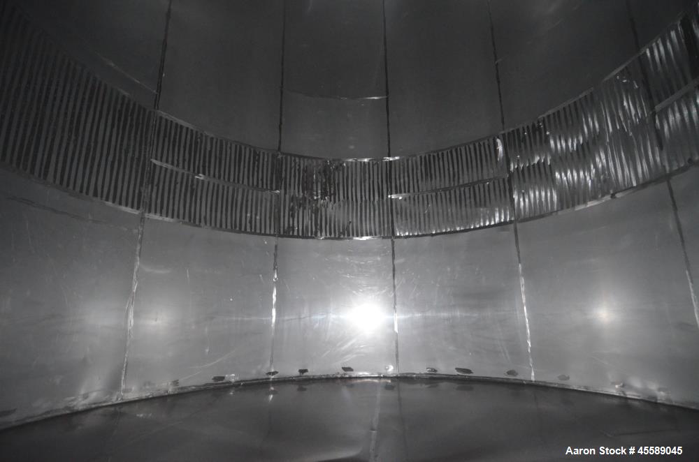 Used 16000 Gallon Douglas Brothers 304 Stainless Steel Vertical Tank