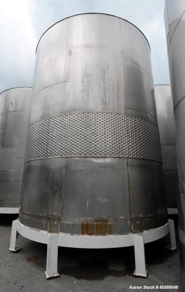 Used 16000 Gallon Douglas Brothers 304 Stainless Steel Vertical Tank
