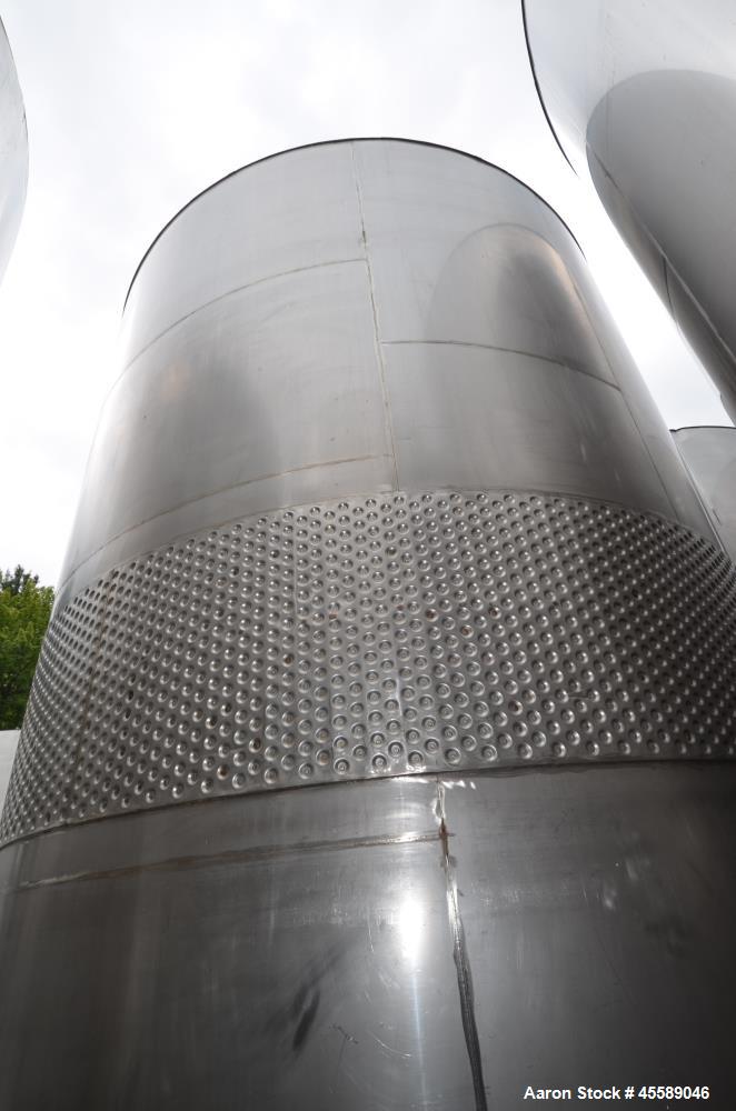 Used 16000 Gallon Douglas Brothers 304 Stainless Steel Vertical Tank