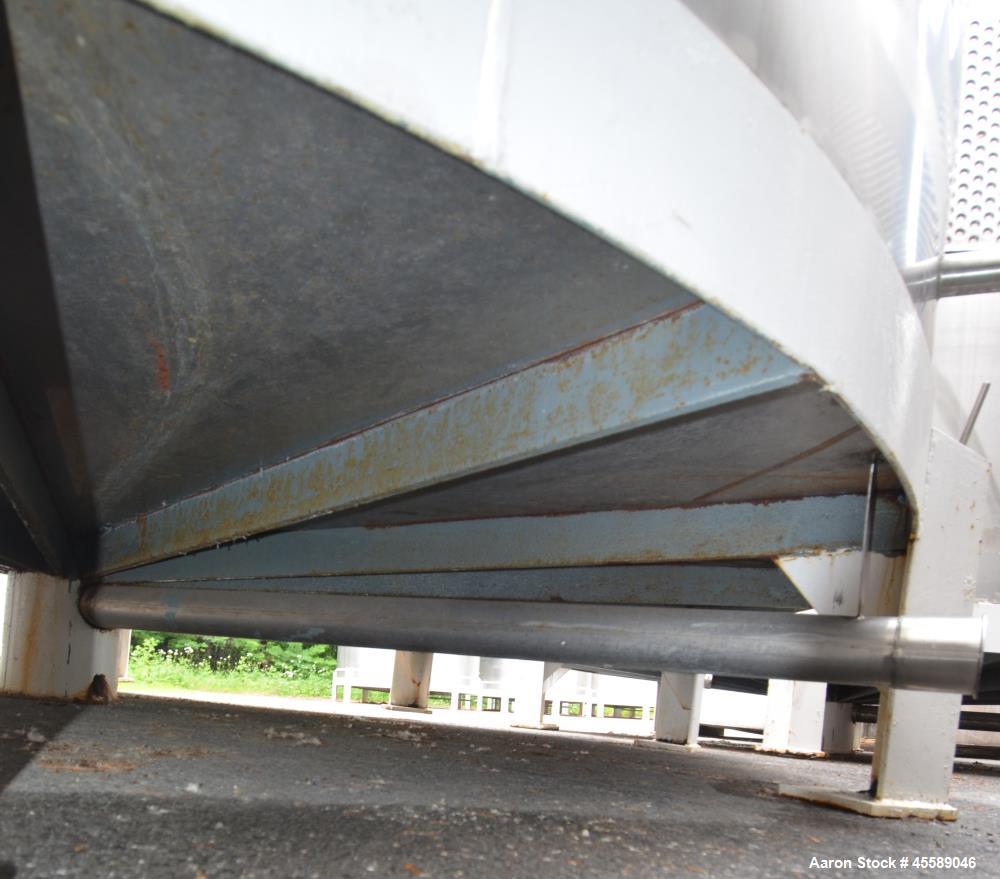 Used 16000 Gallon Douglas Brothers 304 Stainless Steel Vertical Tank