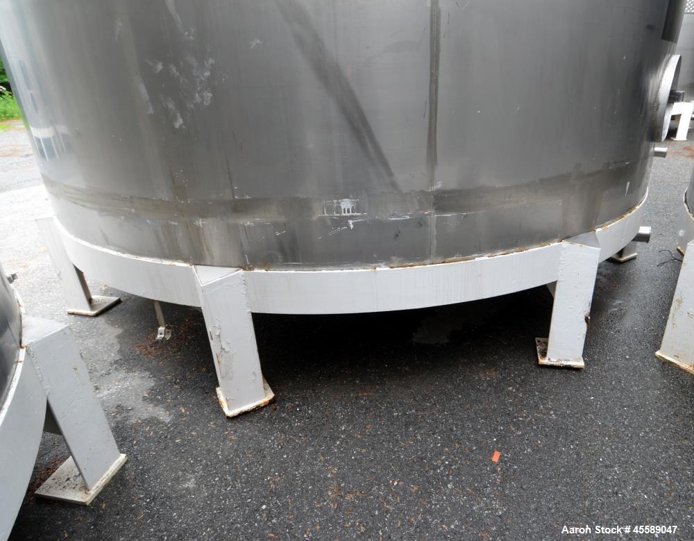 Used 16000 Gallon Douglas Brothers 304 Stainless Steel Vertical Tank
