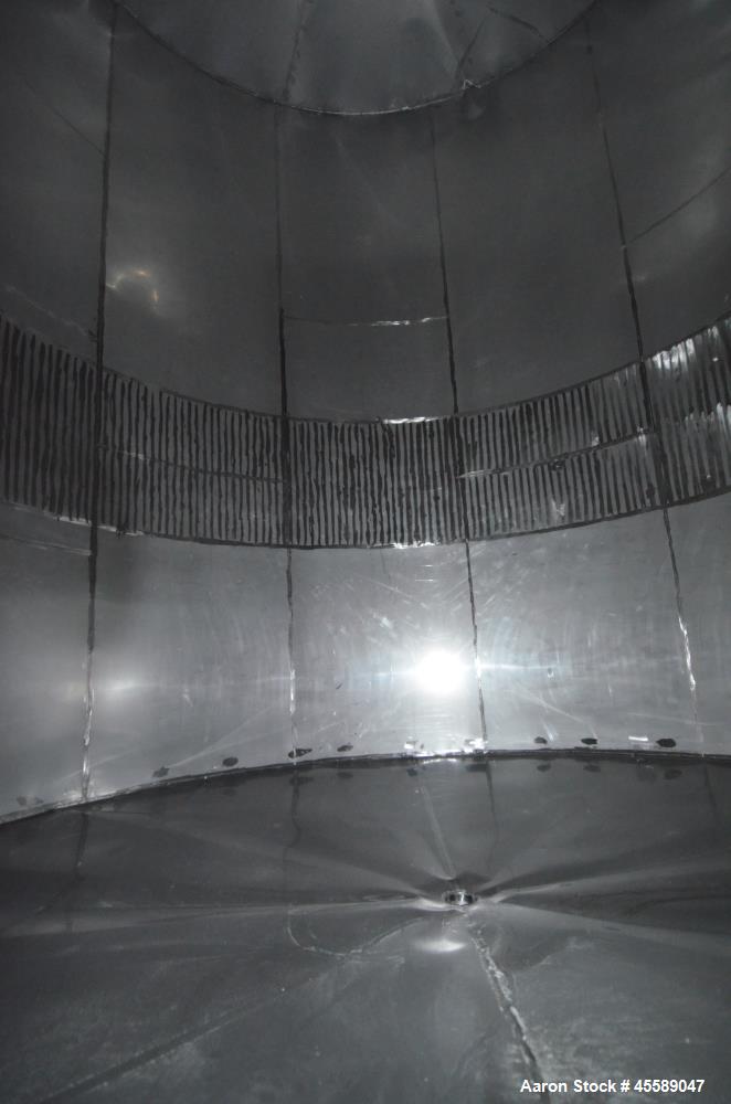 Used 16000 Gallon Douglas Brothers 304 Stainless Steel Vertical Tank