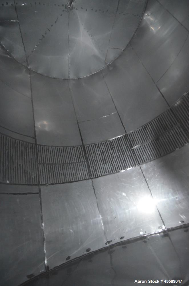 Used 16000 Gallon Douglas Brothers 304 Stainless Steel Vertical Tank