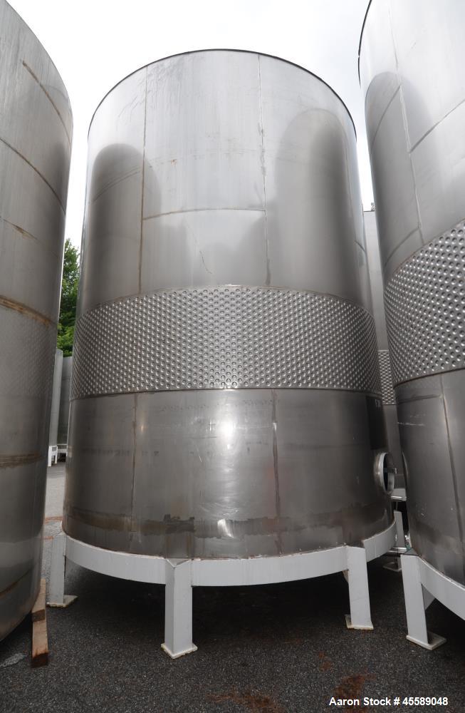 Used 16000 Gallon Douglas Brothers 304 Stainless Steel Vertical Tank