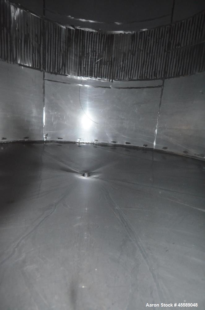 Used 16000 Gallon Douglas Brothers 304 Stainless Steel Vertical Tank