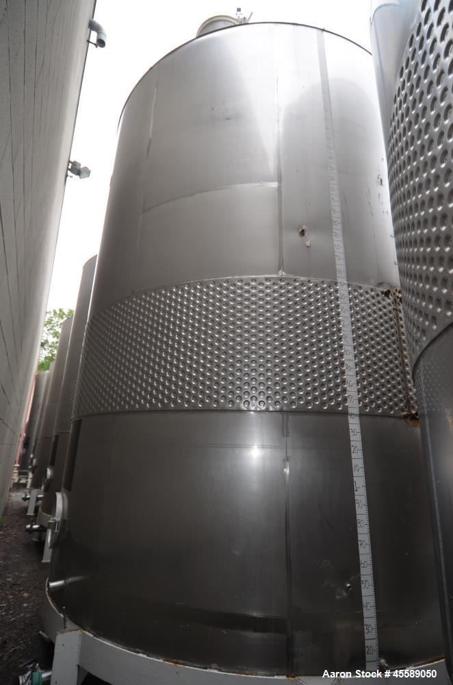 Used 16000 Gallon Douglas Brothers 304 Stainless Steel Vertical Tank