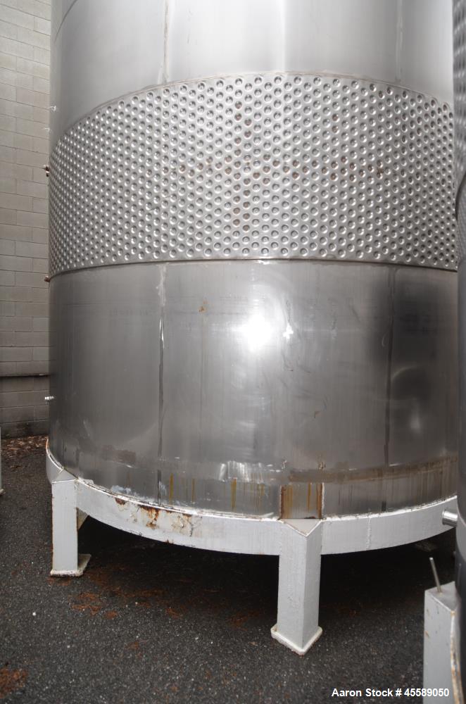 Used 16000 Gallon Douglas Brothers 304 Stainless Steel Vertical Tank