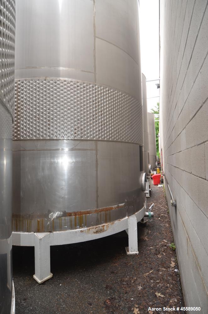 Used 16000 Gallon Douglas Brothers 304 Stainless Steel Vertical Tank