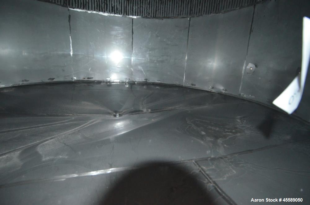 Used 16000 Gallon Douglas Brothers 304 Stainless Steel Vertical Tank