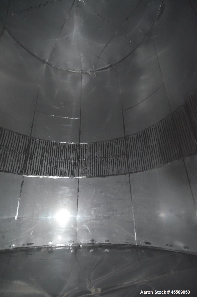 Used 16000 Gallon Douglas Brothers 304 Stainless Steel Vertical Tank