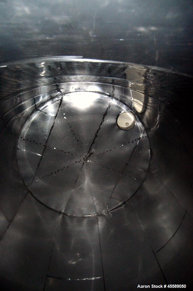Used 16000 Gallon Douglas Brothers 304 Stainless Steel Vertical Tank