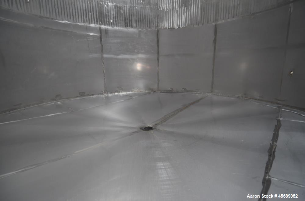 Used 16000 Gallon Douglas Brothers 304 Stainless Steel Vertical Tank