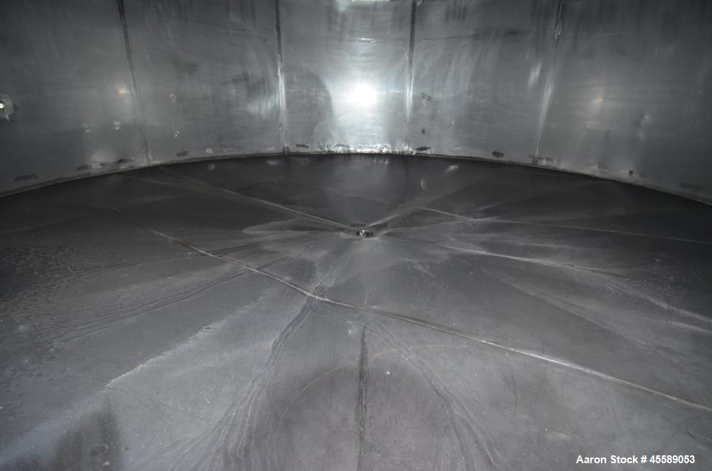 Used 16000 Gallon Douglas Brothers 304 Stainless Steel Vertical Tank
