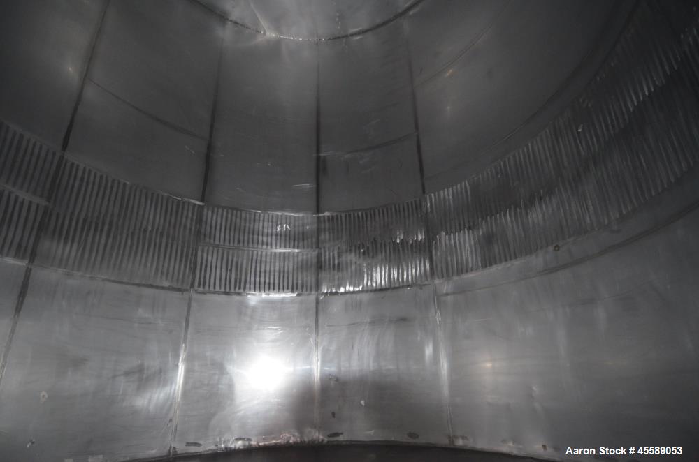 Used 16000 Gallon Douglas Brothers 304 Stainless Steel Vertical Tank