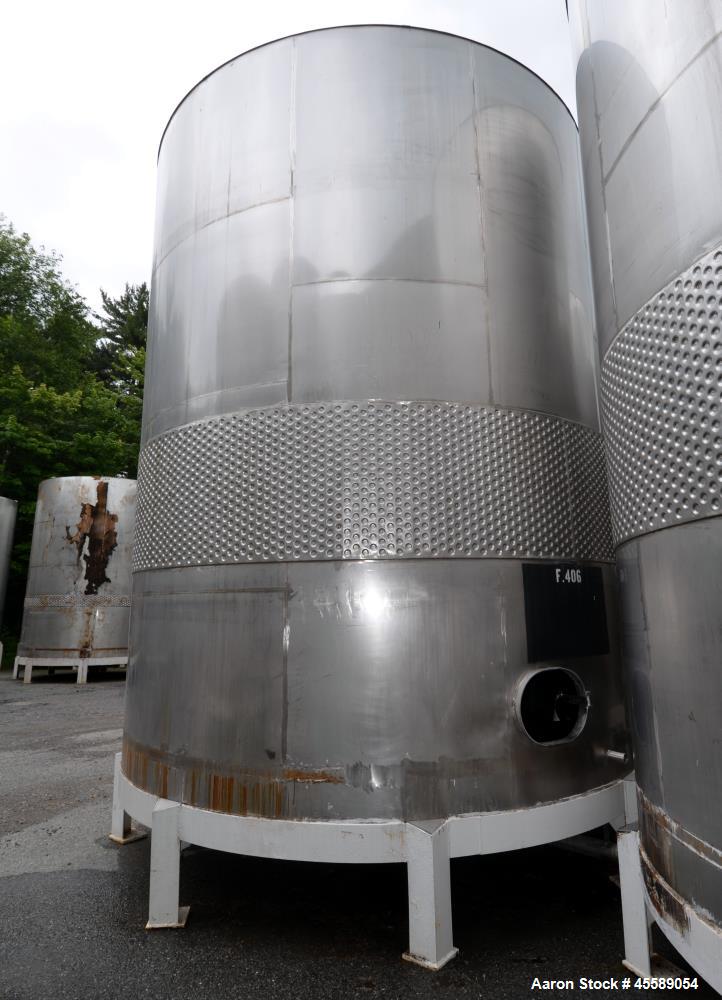 Used 16000 Gallon Douglas Brothers 304 Stainless Steel Vertical Tank