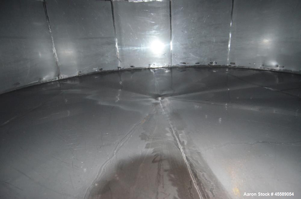 Used 16000 Gallon Douglas Brothers 304 Stainless Steel Vertical Tank