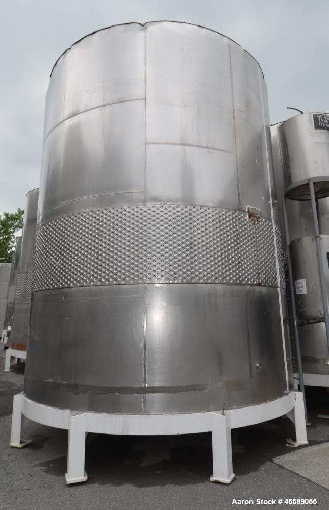 Used 16000 Gallon Douglas Brothers 304 Stainless Steel Vertical Tank